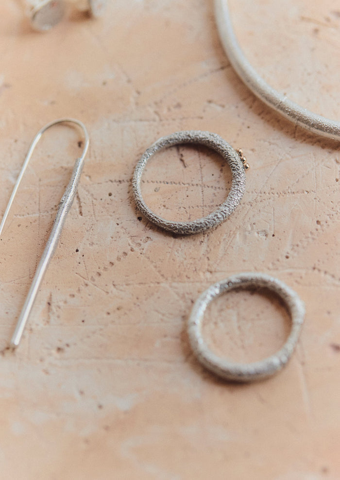 Lindey Tydeman Grain Ring | Silver/Gold