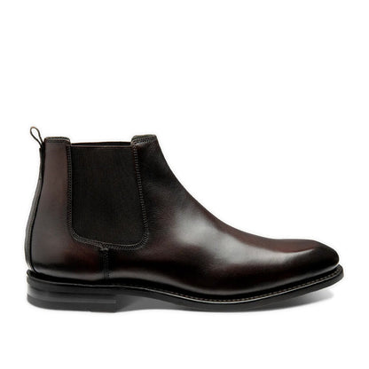 Loake - McBride Chelsea Boot in Dark Brown - Nigel Clare