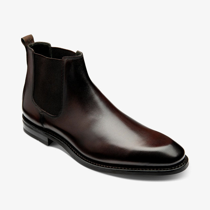 Loake - McBride Chelsea Boot in Dark Brown - Nigel Clare