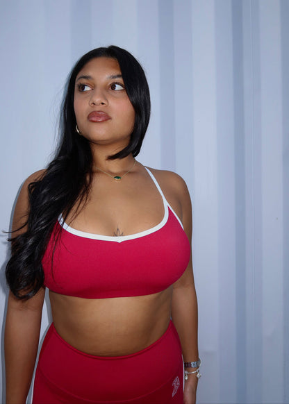 LOVE Sports Bra - CHERRY
