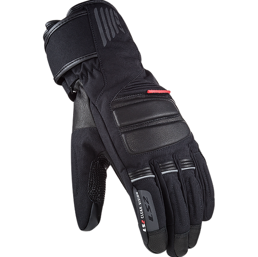LS2 Frost Gloves: SPECIFICATIONSCONSTRUCTIONTextile » Goatskin Leather » Hipora® Waterproof Membrane » Thermal LiningFEATURES