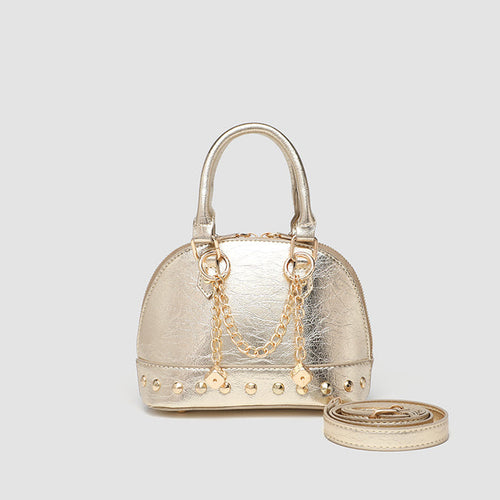 Luxe Chain Stud Mini Handbag - Bag