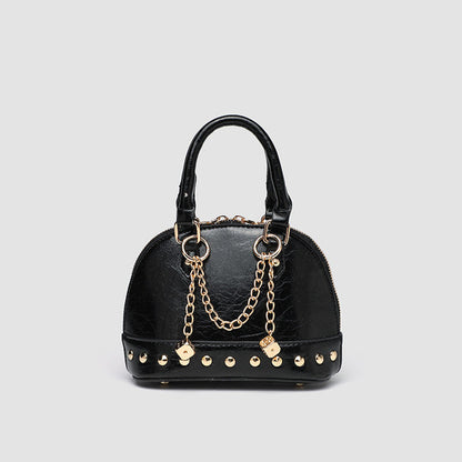 Luxe Chain Stud Mini Handbag - Bag