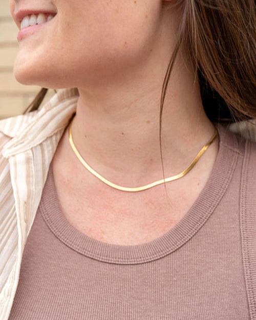 Luxe collection herringbone necklace SS 11.30