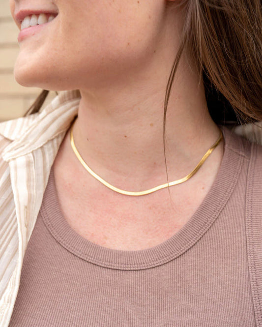 Luxe collection herringbone necklace SS 11.30