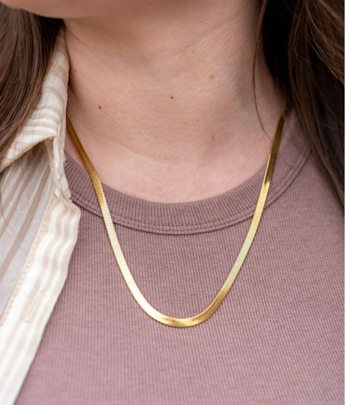 Luxe collection herringbone necklace SS 11.30
