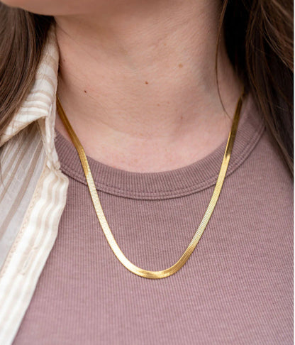 Luxe collection herringbone necklace SS 11.30