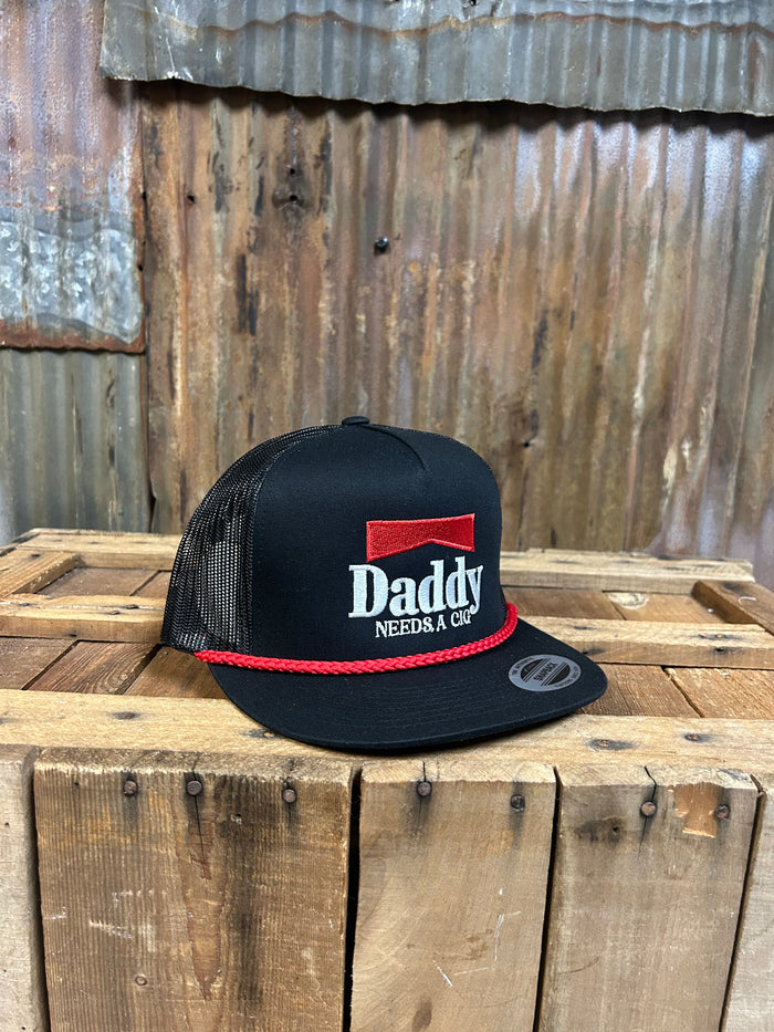 Mad Hatter Daddy Needs A Cig Ballcap