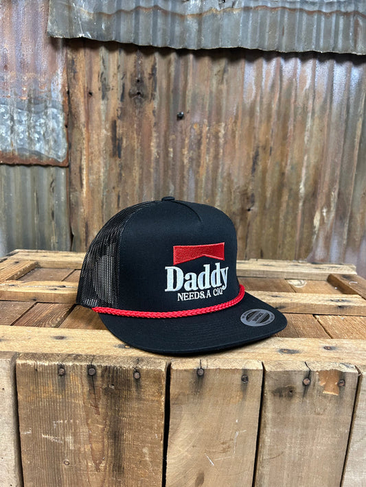 Mad Hatter Daddy Needs A Cig Ballcap