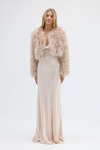 Manhattan Crop Jacket Crème Brulee