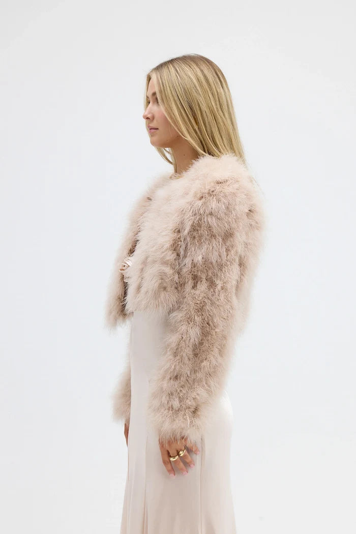 Manhattan Crop Jacket Crème Brulee