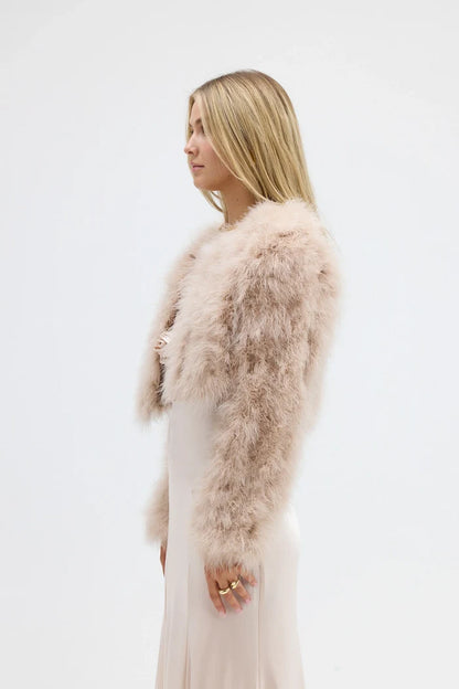 Manhattan Crop Jacket Crème Brulee