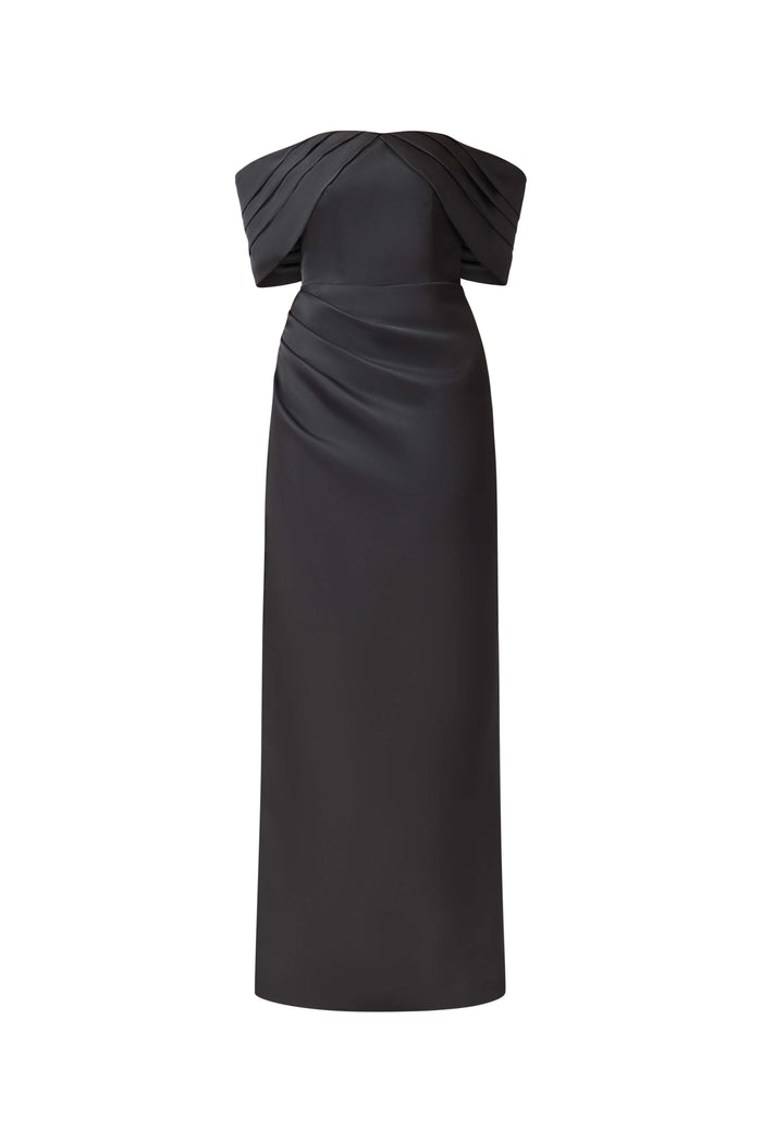 Manon Off The Shoulder Gown Black - Dress - Elliatt
