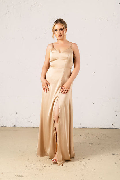 Margot Satin Dress - Dress - JOUNE