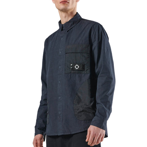 Mastrum - GD Nycot Overshirt in Ink Navy - Nigel Clare