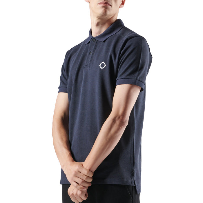 Mastrum - Pique Polo in Ink Navy - Nigel Clare