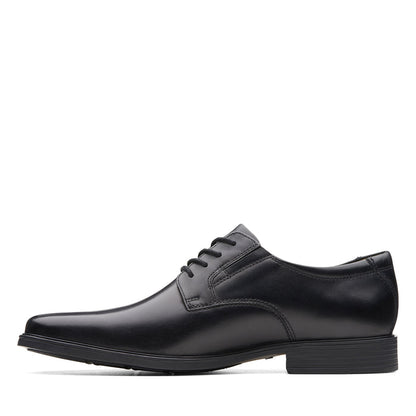 Mens - Tilden Plain Black Leather