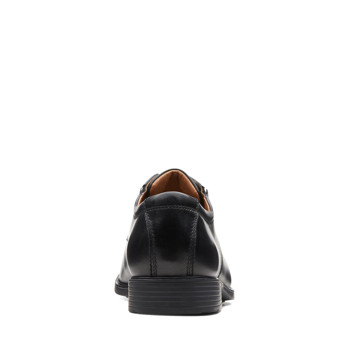 Mens - Tilden Plain Black Leather