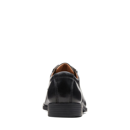 Mens - Tilden Plain Black Leather
