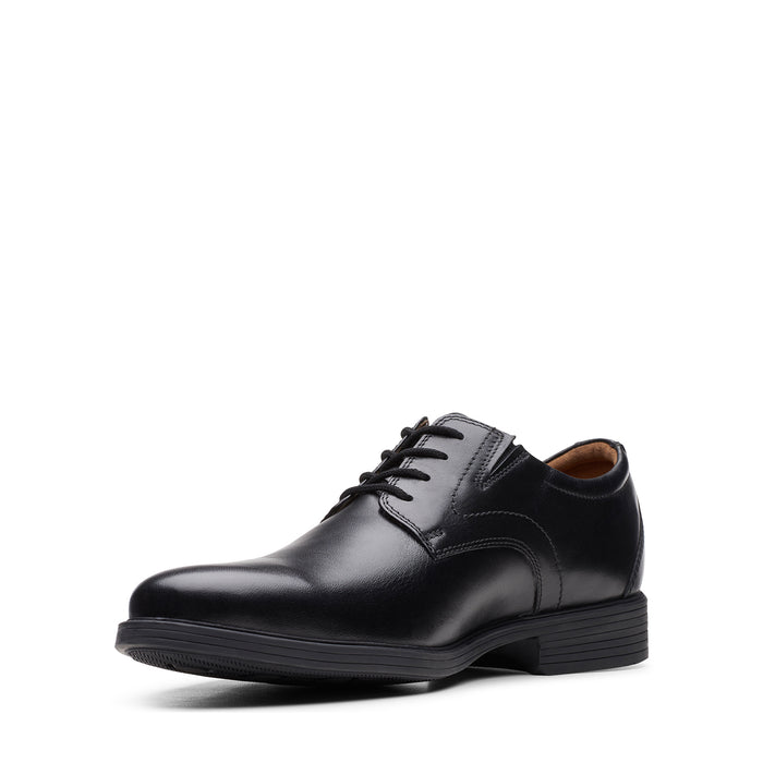 Mens - Whiddon Plain Black Leather
