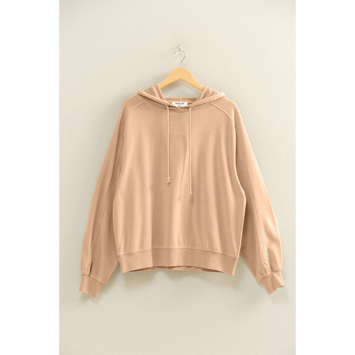 Mineral Washed Seam Detail Hoodie