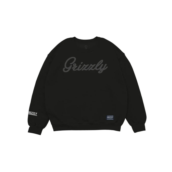 Moletom Grizzly Script Logo Crew Neck