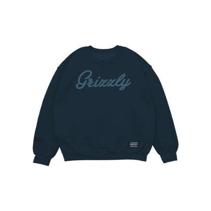Moletom Grizzly Script Logo Crew Neck