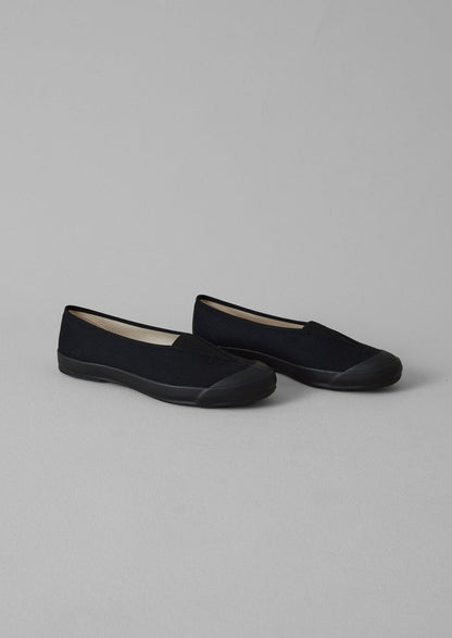 Moonstar Cotton Pumps | Black