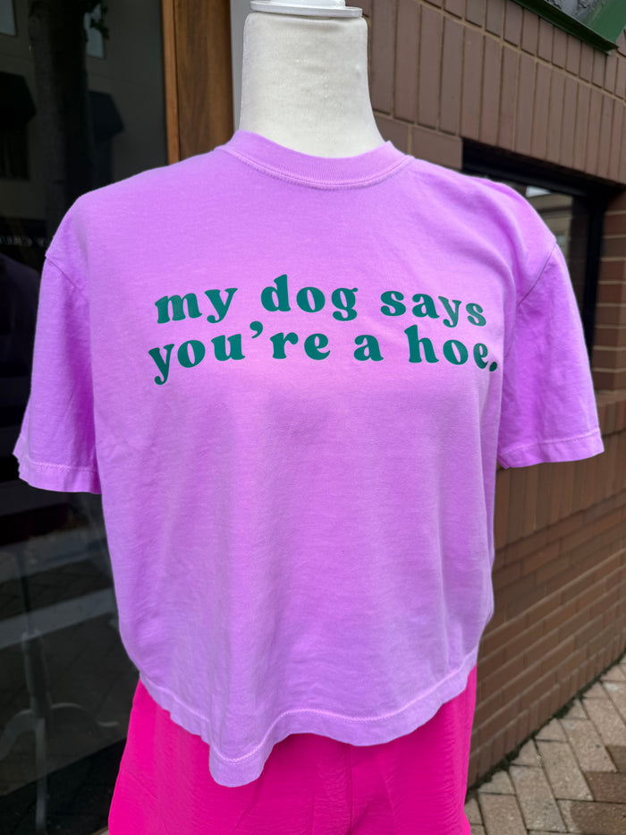 My dog says you’re a … tee