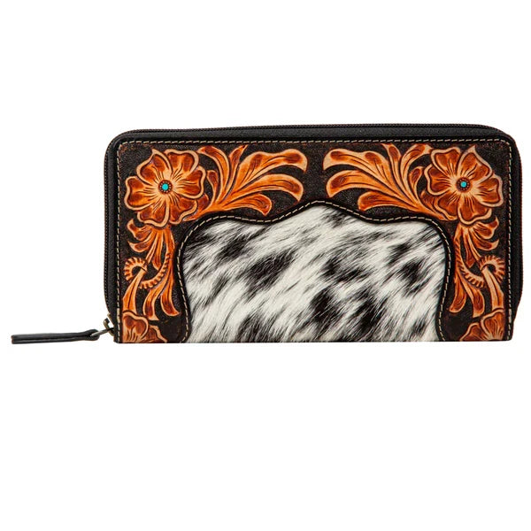 Myra Rose Of The Desert Hand Tooled Wallet