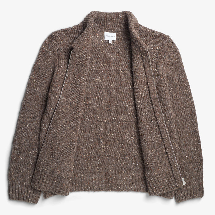 Norse Projects - Eric Donegal Diamond Jacket in Seal Brown - Nigel Clare