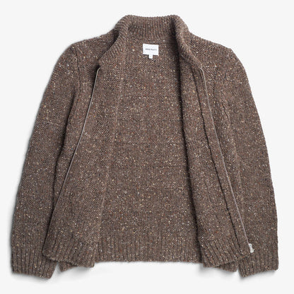 Norse Projects - Eric Donegal Diamond Jacket in Seal Brown - Nigel Clare