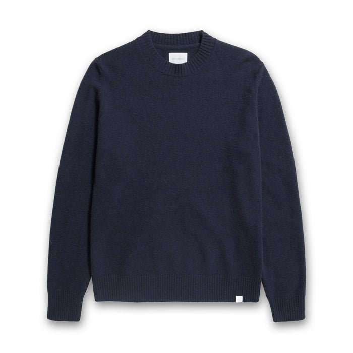 Norse Projects - Merino Lambswool Sweater in Dark Navy - Nigel Clare