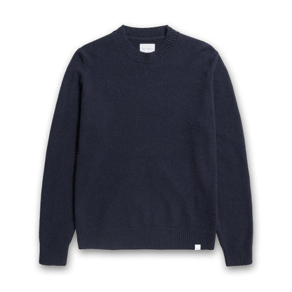 Norse Projects - Merino Lambswool Sweater in Dark Navy - Nigel Clare