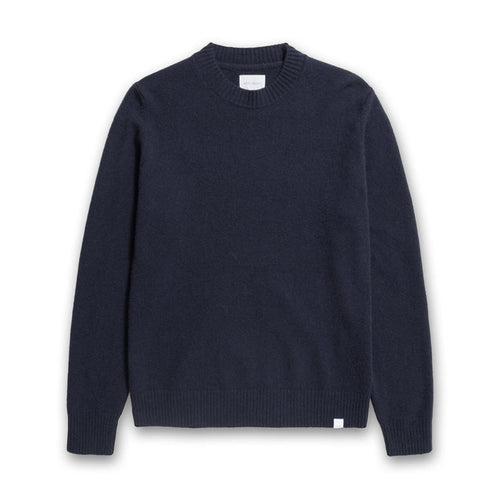 Norse Projects - Merino Lambswool Sweater in Dark Navy - Nigel Clare