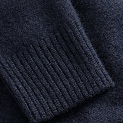 Norse Projects - Merino Lambswool Sweater in Dark Navy - Nigel Clare