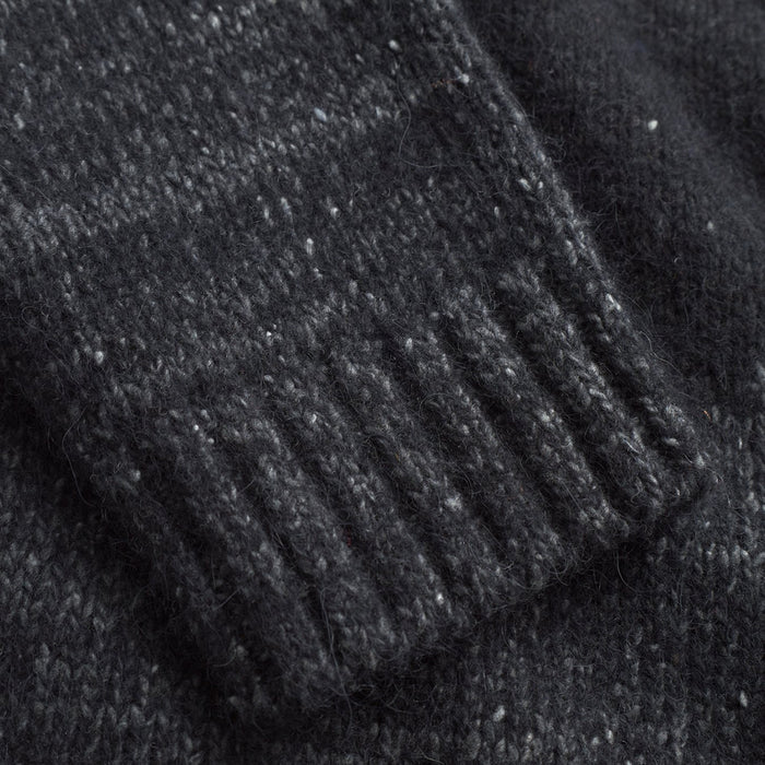 Norse Projects - Ulf Fairisle Sweater in Grey Melange - Nigel Clare