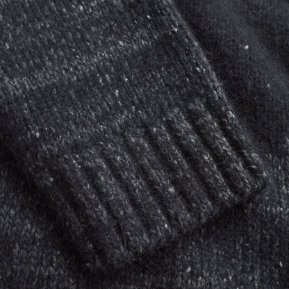 Norse Projects - Ulf Fairisle Sweater in Grey Melange - Nigel Clare