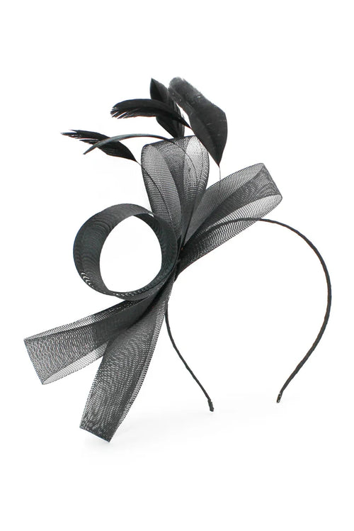 Nyla Fascinator Black - Accessory - Morgan and Taylor