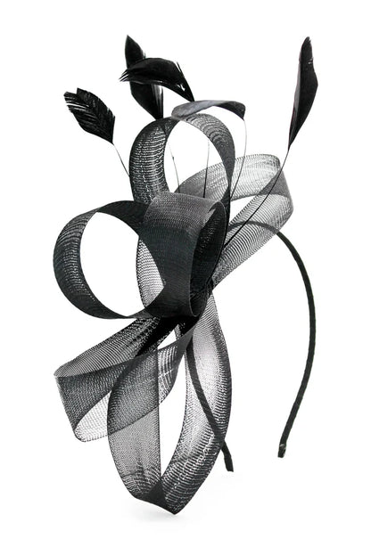 Nyla Fascinator Black - Accessory - Morgan and Taylor