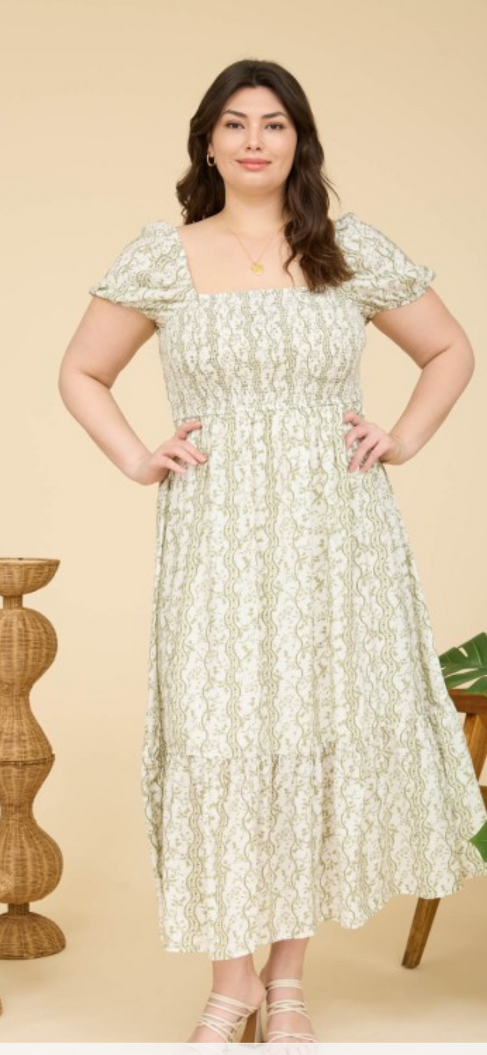 Olive Maxi Plus Size