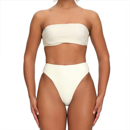 one-shoulder ruffle sculpted one-piece – SUNSET