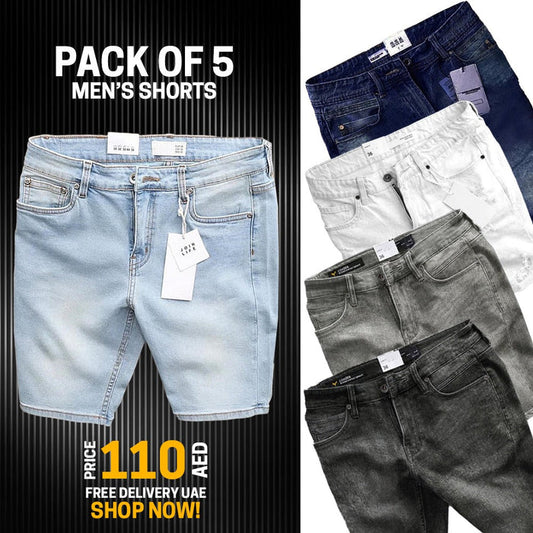 Pack of 5 MEN'S FASHION SHORTS