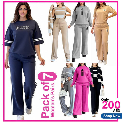 PACK OF 7 WOMEN'S CASUAL TRACK SUIT