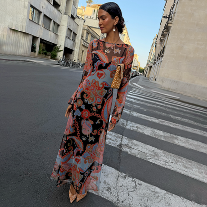 Paisley Aria Mesh Dress