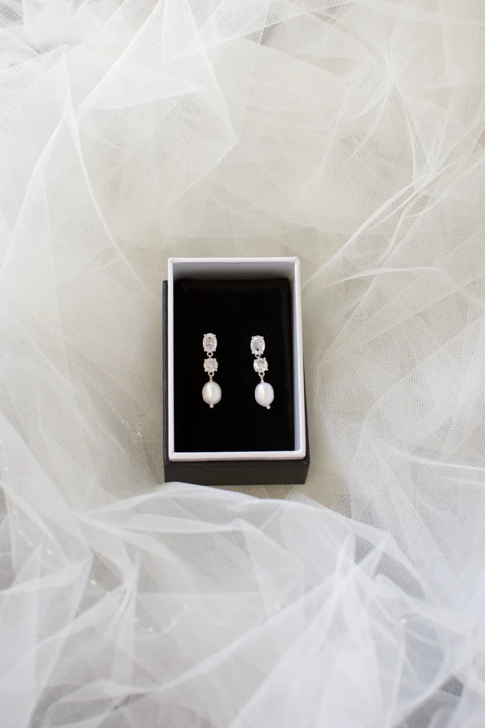 Pandora Freshwater Drop Pearl Earring - Jewellery - Windsor Bridal Jewellery