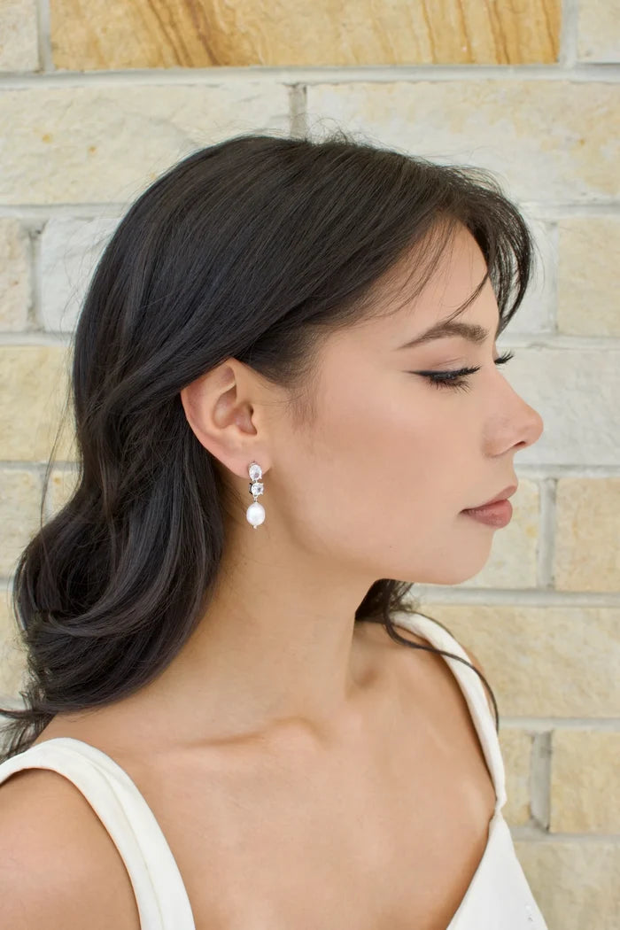 Pandora Freshwater Drop Pearl Earring - Jewellery - Windsor Bridal Jewellery