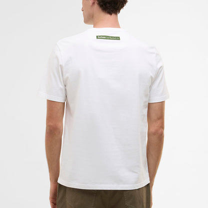 Paul Smith loves Barbour - Cow Print T-Shirt in White - Nigel Clare