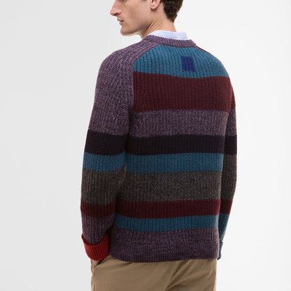 Paul Smith loves Barbour - Multi Stripe Crew Neck Sweater - Nigel Clare
