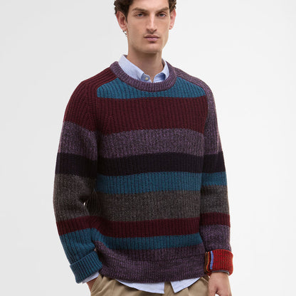 Paul Smith loves Barbour - Multi Stripe Crew Neck Sweater - Nigel Clare